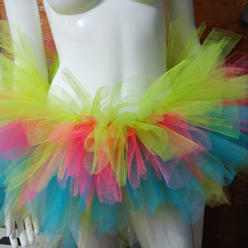Neon Glow Adult Tutu handmade